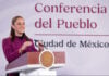 President Sheinbaum at her September 3 mañanera press conference.
