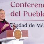 President Sheinbaum at her September 3 mañanera press conference.