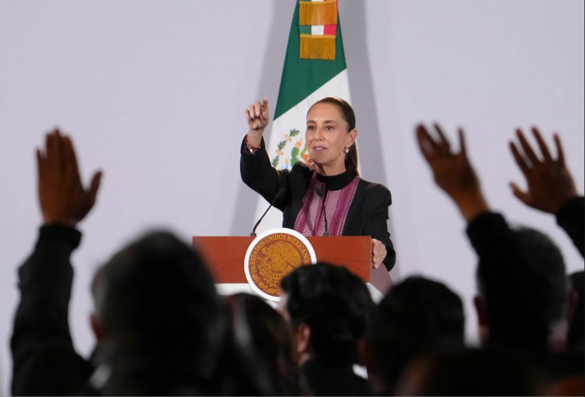 PResident Sheinbaum calls on reporters at her September 17 press conference