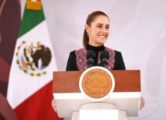 President Sheinbaum leads her September 18 mañanera press conference