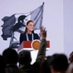President Sheinbaum presides at her September 21 mañanera press conference