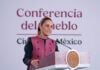 President Sheinbaum at her September 22 mañanera press conference