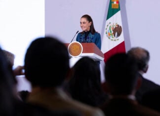 President Sheinbaum at her September 23 mañanera press conference
