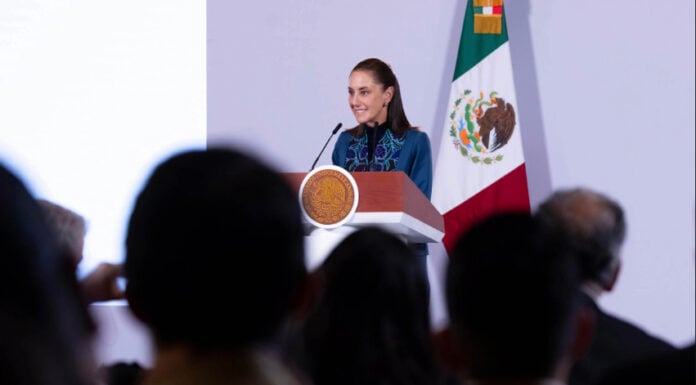 President Sheinbaum at her September 23 mañanera press conference
