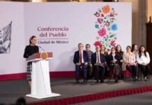 President Sheinbaum at her September 24 mañanera press conference