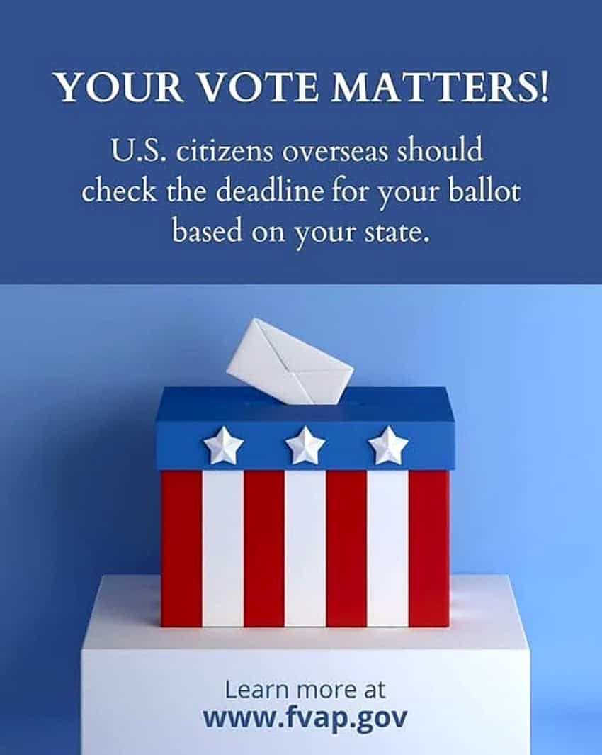 Absentee ballot ad