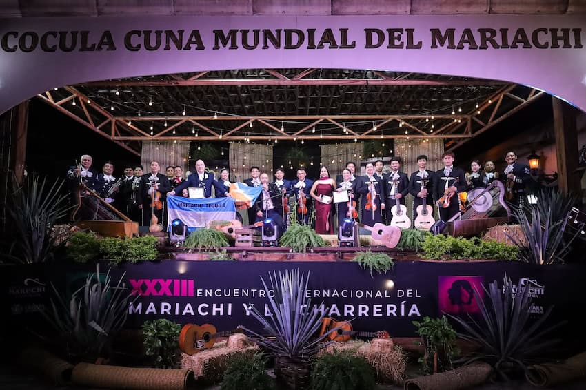Performers at theEncuentro Internacional del Mariachi y la Charrería.
