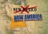 U.S. President Donald Trump launched a social media campaign on Sunday featuring different maps of New Mexico labeled as "New America."
