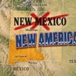U.S. President Donald Trump launched a social media campaign on Sunday featuring different maps of New Mexico labeled as "New America."