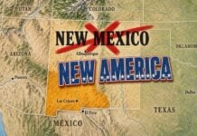 U.S. President Donald Trump launched a social media campaign on Sunday featuring different maps of New Mexico labeled as "New America."