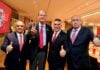 Vicente Fox with PRI leader Alito Moreno and allies