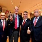 Vicente Fox with PRI leader Alito Moreno and allies