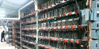 cryptomining farm in Puebla