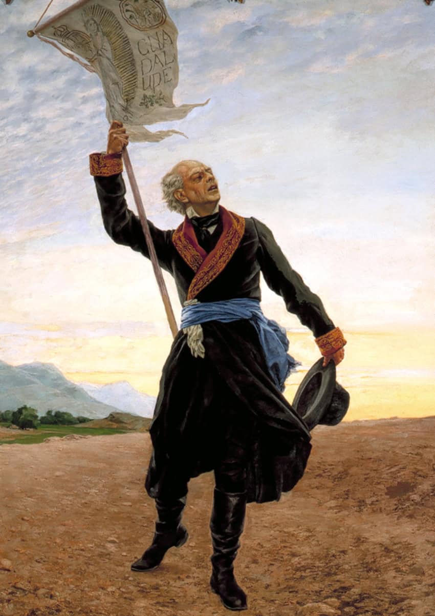 Antonio Fabrés' painting of Miguel Hidalgo,