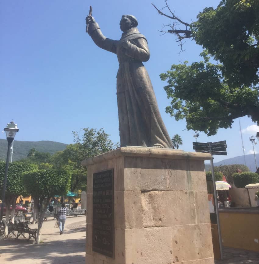Monument to Junípero Serra in Jalpa de Serr