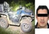 Mugshot and vehicle of R5, deceased leader of the Cártel de Los Reyes