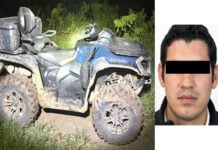 Mugshot and vehicle of R5, deceased leader of the Cártel de Los Reyes