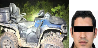 Mugshot and vehicle of R5, deceased leader of the Cártel de Los Reyes