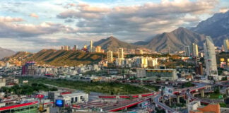 Downtown Monterrey in Nuevo León