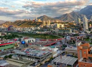 Downtown Monterrey in Nuevo León