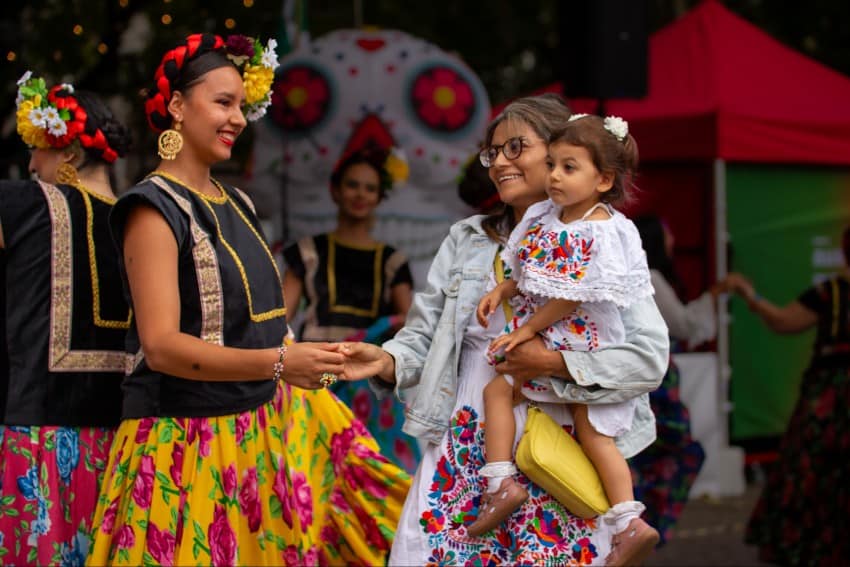 Mexico's Independence Day celebration in Vienna's Mexikoplatz.