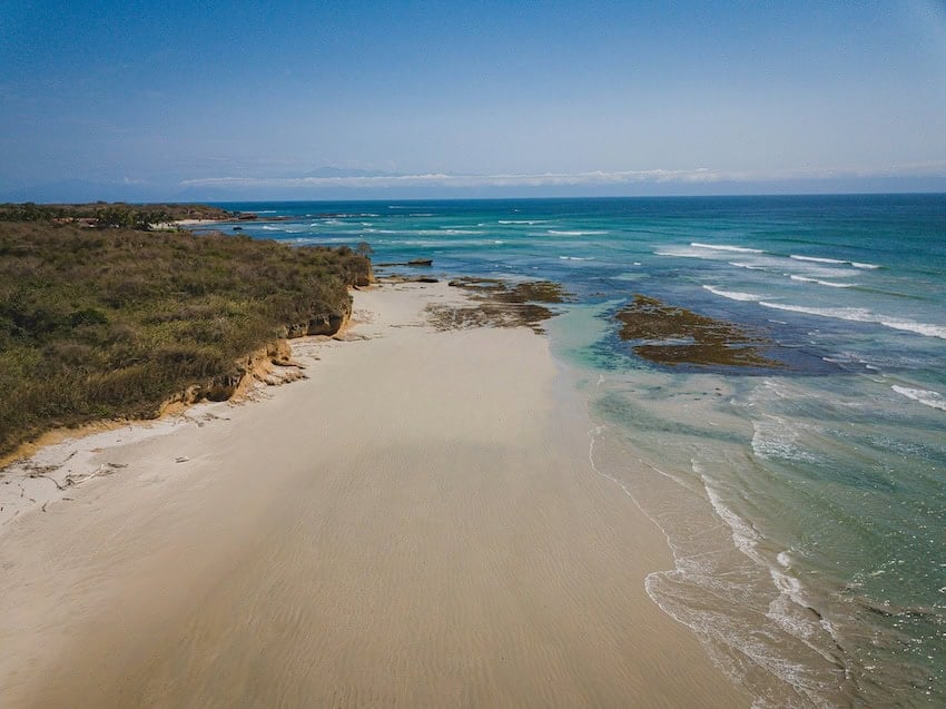 Coastline in Punta Mita.