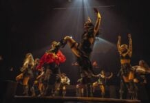 Performance of "Malinche" the musical in Mexico City