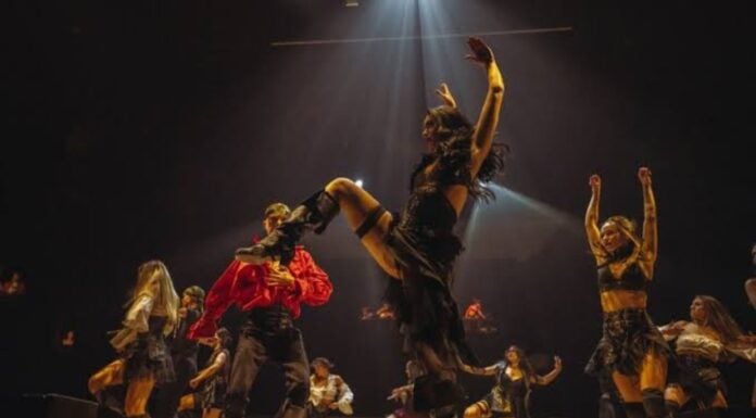 Performance of "Malinche" the musical in Mexico City