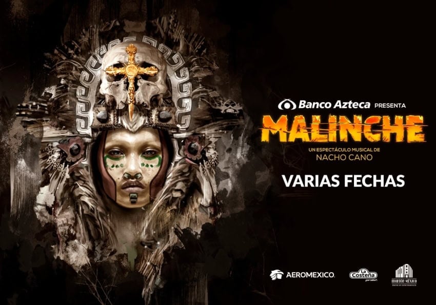 "Malinche" the musical poster