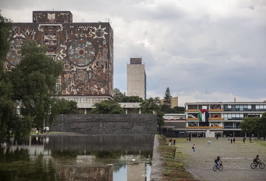 Mural at UNAM in Mexico City.