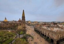 An aerial view of Guadalajara.