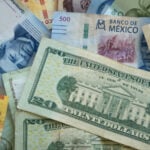 Mexican pesos and US dollars