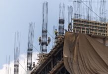 workers on a construction project