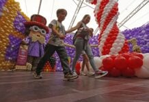 Balloon installation in Guadalajara
