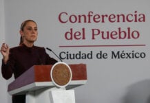 President Sheinbaum at her Oct 23 press conference