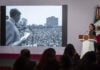 Presdient Sheinbaum shares a video of Cuauhtémoc Cárdenas at her October 29 press conference