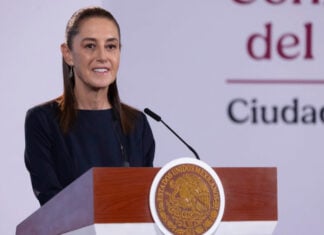 President Sheinbaum at her Oct. 2 press conference