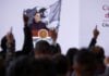 Sheinbaum at podium Oct. 19, 2026
