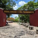 Entrance to Parque Ecológico del Poniente en Mérida, Yucatán