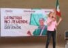 Tatiana Clouthier at a rally