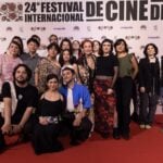 Cast and crew of “6 meses en el edificio rosa con azul,” which follows an 11-year-old boy discovering his feelings for his best friend as his family confronts his father’s HIV diagnosis in 1990s Mexico City. 