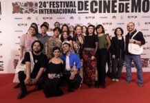 Cast and crew of “6 meses en el edificio rosa con azul,” which follows an 11-year-old boy discovering his feelings for his best friend as his family confronts his father’s HIV diagnosis in 1990s Mexico City. 