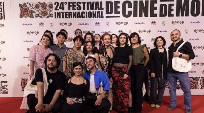 Cast and crew of “6 meses en el edificio rosa con azul,” which follows an 11-year-old boy discovering his feelings for his best friend as his family confronts his father’s HIV diagnosis in 1990s Mexico City. 