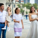 President Sheinbaum with the family of Nuevo León Gov. Samuel García