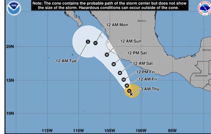 Rachel death toll rises to 8 in Baja California as newly formed Hurricane Trudy heads for Jalisco coast