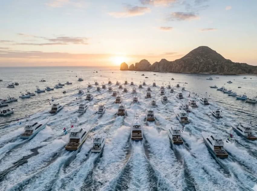 Los Cabos Tuna Jackpot fleet in Cabo San Lucas Bay