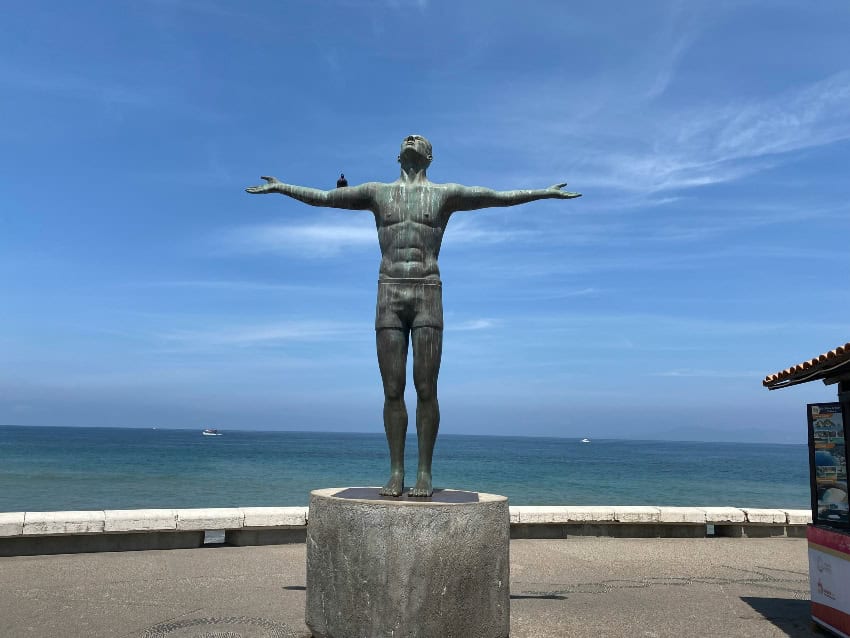 Statue on the Malecon of Puerto Vallarta