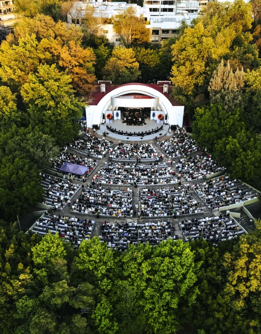 Ángela Peralta Theater in Mexico City for the Polanco Jazz Festival