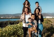 Family in Ensenada, Mexico