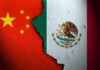 Mexico and China flags